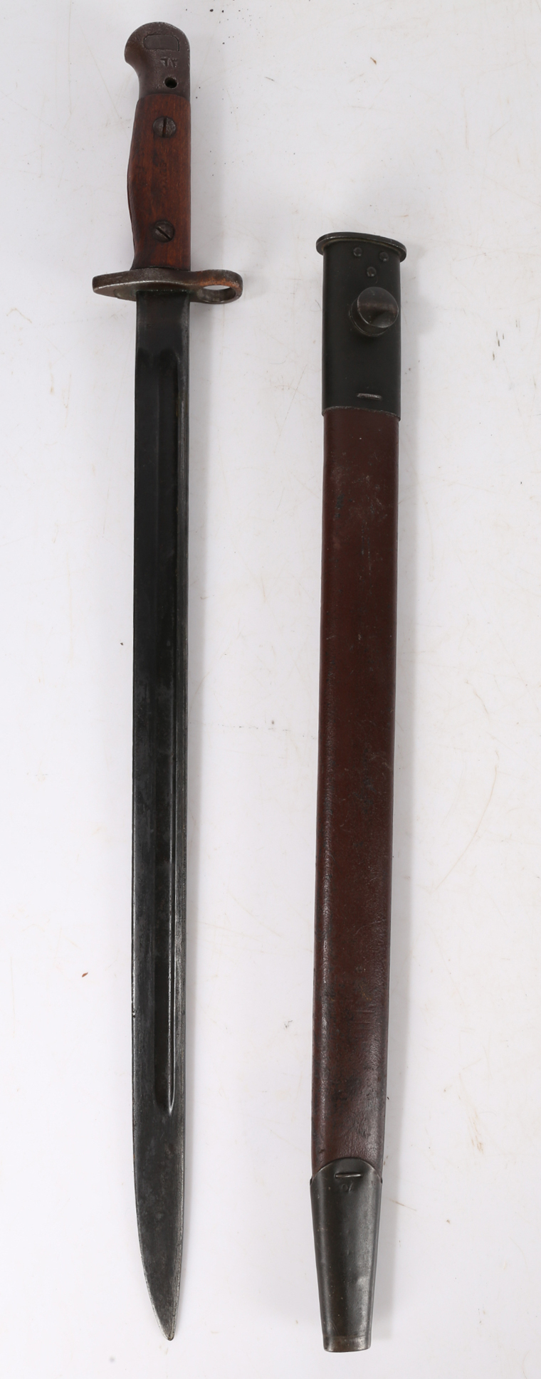 Second World War Pattern 1907 Sword Bayonet by Sanderson,  originally made during WW1 with a date of - Image 4 of 4