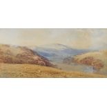 Frederick Tucker (British, act. 1860 - 1935) "Borrowdale" signed (lower left), watercolour 26 x 55cm