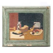 N Harries (20th Century) Still Life signed (lower right), oil on board 28 x 34cm (11'' x 13.5'')