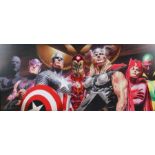 Alex Ross for DC Comics (American, Contemporary) 'Assemble' signed and numbered 12/20 AP, giclee