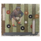 Nan Green (20th Century) Sporting Umpire oil on canvas/board 64 x 76cm (25'' x 30'') unframed '