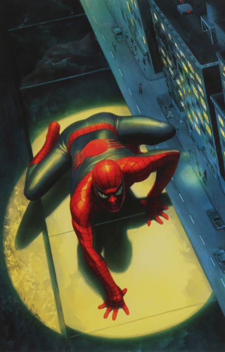 Alex Ross for Marvel (American, Contemporary) 'The Spectacular Spider Man' signed and numbered 40/