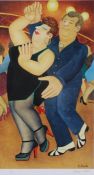Beryl Cook (British, 1926-2008) 'Dirty Dancing' signed and numbered 174/650 in pencil, offset