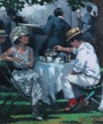 Sherree Valentine Daines (British, b.1959) 'Afternoon Tea' signed and numbered 18/20 AP (lower