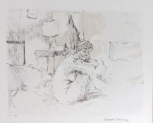 Bernard Dunstan, RA, PRWA, NEAC, (British, 1920-2017) 'The Bedroom' signed and inscribed A/P XI/