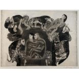 Laxma Goud Indian artist 1975 Etchings