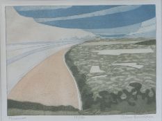 John Brunsdon (British, 1933-2014) 'Minsmere' signed, numbered 18/150 and titled in pencil, coloured