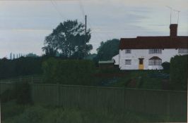 Tom Deakins (British, b.1957) 'St Edmunds Lane' signed and dated 1985 (to reverse), oil on board