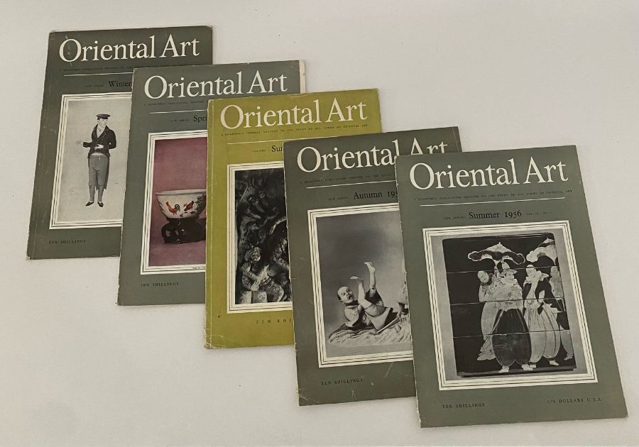 Collection of five Oriental Art Journals -  Summer 1948 (Vol I No.1) Spring 1956 (Vol II No.1)