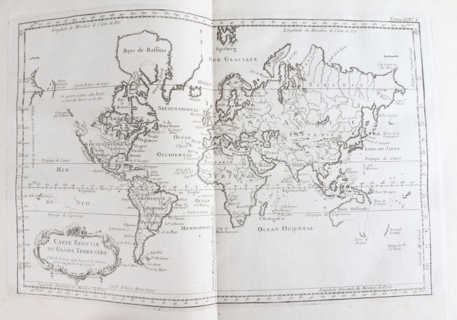 Jacques Nicolas Bellin - Le Petit Atlas  Maritime, Recueil De Plans Des Quatre Parties Du Monde.