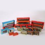 Hornby '00' gauge BR Loco Britannia R.063 together with a large quantity of rolling stock by Hornby,