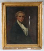 Circle of George Romney (British, 1734-1802) "Portrait of a Gentleman" Oil on canvas 74 x 61cm (