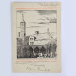 WINSTON S CHURCHILL  (1874-1965) - British Prime Minister 1940-45, 1951-55. A printed 8vo folding