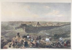 After Henry Court Selous, engraved by Charles Mottram (1806-1876) 'Jerusalem in her Grandeur' and