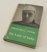 Nehru, Jawaharlal The Unity of India, 1st Edition, India & Pakistan (Pub:1941 Lindsay Drummond).