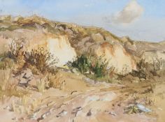 Henley Graham Curl (British, 1910-1989) 'Skeets Hill, Shotesham 1981' signed and dated '81 (lower