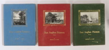 Harold A E Day - 'East Anglian Painters', 3 volumes, Eastbourne Fine Art 1968-69