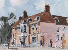 Edward Wesson RI, RBA, RSMA, (British, 1910-1983) Antique Shop signed (lower right), watercolour