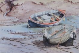 Geraldine Green (British, Contemporary) Fishing Boats signed and dated '05 (lower left), pen, ink