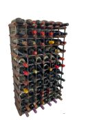 A collection of 66 bottes of red wine to include: Chateauneuf-Du-Pape 1984, 1996 & 2004 St Emilion