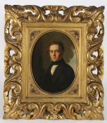 Spiridione Gambardella (Italian, c.1815-1886) Portrait of Samuel Greg Rathbone (1823-1903) oil on