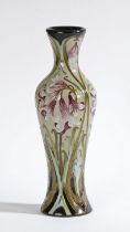 A Moorcroft Florian design vase, circa 2003, tubeline decorated, designed by Kerry Goodwin, printed,