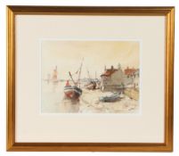 Jack Cox (British, 1914-2007) "East Quay, Wells Next The Sea" signed (lower right), watercolour 21 x