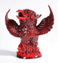 Peggy Davies Ceramics 'The Phoenix', large limited edition figure of a bird,  modelled by Robert