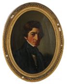 Spiridione Gambardella (Italian, c.1815-1886) Portrait of a Gent from the Rathbone Family, Liverpool