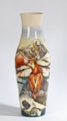 A Moorcroft Pottery Highland Stag vase,  designed by Kerry Goodwin, inscribed to base trial 10.b.13,