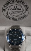 An Omega Seamaster Professional Diver Limited Series 40 years of James Bond gentleman's stainless