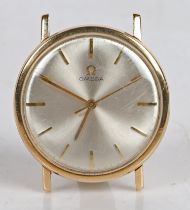 An Omega 9 carat gold gentleman's wristwatch, movement no. 22076XXX, circa 1965, the signed silver
