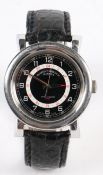 A Cuervo Y Sobrinos Habana 'Torpedo' Autorecargante GMT gentleman's stainless steel wristwatch,