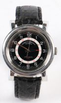 A Cuervo Y Sobrinos Habana 'Torpedo' Autorecargante GMT gentleman's stainless steel wristwatch,