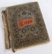 A good Victorian travel and topographical photograph album, each photograph with hand written