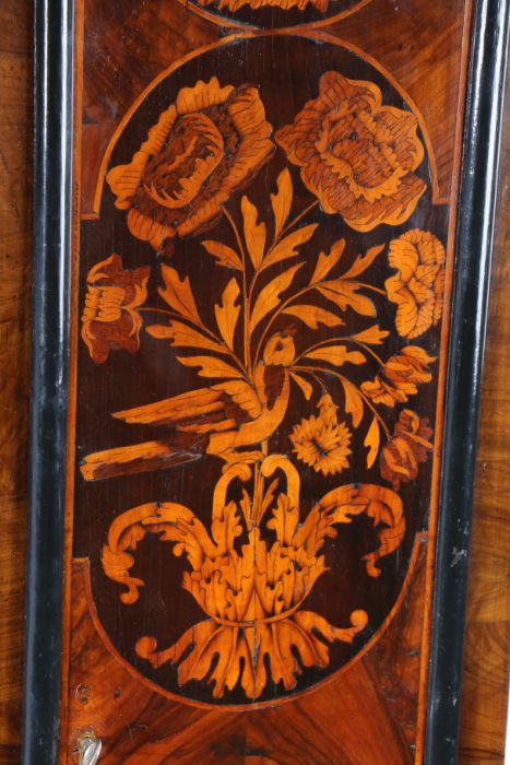 A Late 17th/ Early 18th Century Walnut and Marquetry Longcase Clock, by James Clowes of London, - Image 5 of 5