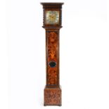 A Late 17th/ Early 18th Century Walnut and Marquetry Longcase Clock, by James Clowes of London,