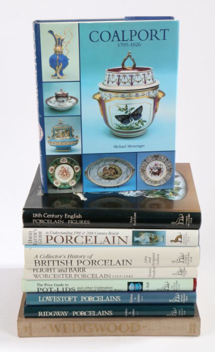 A collection of pottery and porcelain related reference books, Geoffrey A. Godden, Ridgway