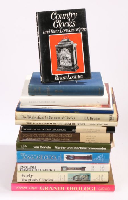 A collection of horological reference books, Kenneth Ullyett, In Quest of Clocks, Brian Loomes,