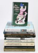 A collection of pottery and porcelain related reference books, Lipski & Archer, Dated English