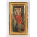 George Herbert Buckingham Holland (British, 1901-1986) Lady in an Interior oil on canvas 45 x