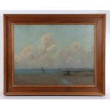 G M Rosenberg (19th/20th Century) Coastal Scene signed (lower left), oil on canvas 46 x 60cm (18"