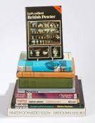 A collection of pewter related reference books, Christopher A Peal lets collect British pewter,