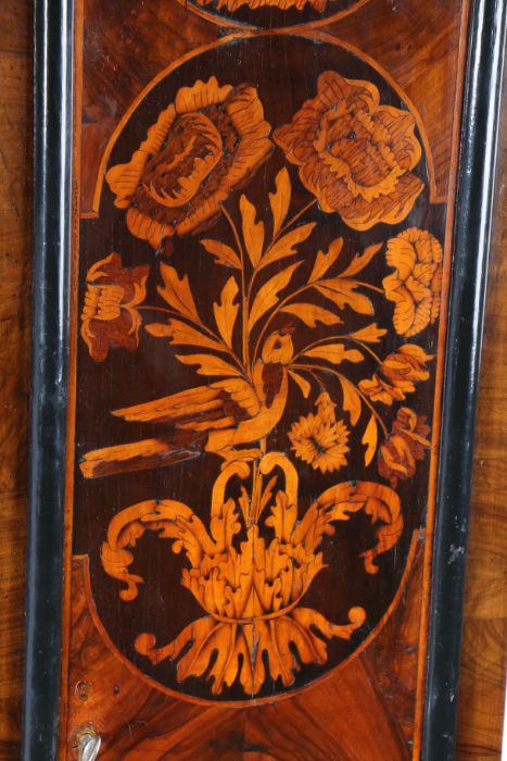 A Late 17th/ Early 18th Century Walnut and Marquetry Longcase Clock, by James Clowes of London, - Image 4 of 5