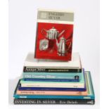 A collection of silver reference books, Eric Delieb, Investing in Silver, Lucinda Fletcher,