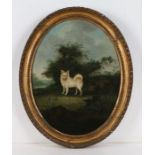 Francis Sartorius (British, 1734-1804) White Dog in Landscape signed and 1781 (lower left), oil on