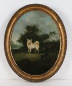 Francis Sartorius (British, 1734-1804) White Dog in Landscape signed and 1781 (lower left), oil on