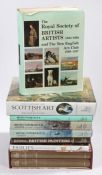 A collection of art and painting related reference books, Peter J.M. McEwan, Dictionary of