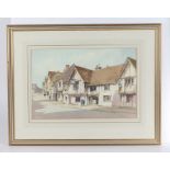 Stanley Orchart (British, 1920-2005) "Swan Hotel, Lavenham, Suffolk" signed (lower right),