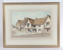 Stanley Orchart (British, 1920-2005) "Swan Hotel, Lavenham, Suffolk" signed (lower right),